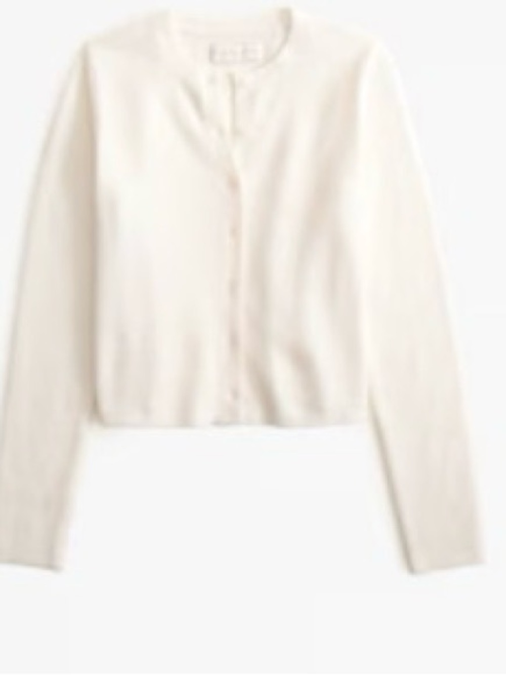 Abercrombie Women's Merino Wool-Blend Slim Crew Cardigan